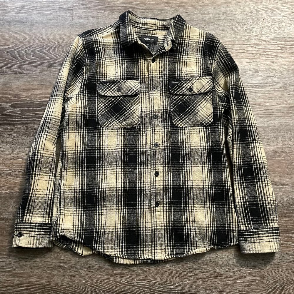 Brixton Bowery Heavyweight L/S Flannel Sz M